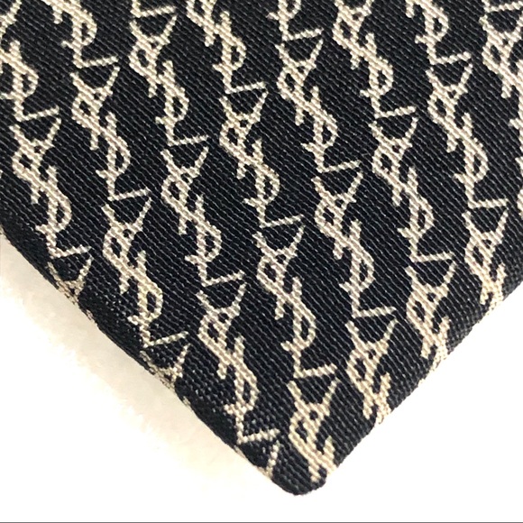 Yves Saint Laurent Other - YSL Yves Saint Laurent Logo Silk Tie Vintage